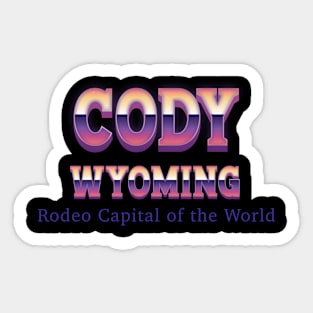 Cody Wyoming Sticker